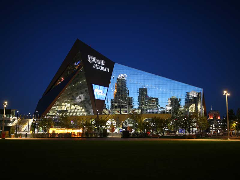 Photo from US Bank Stadium and MN Super Bowl Host Committee