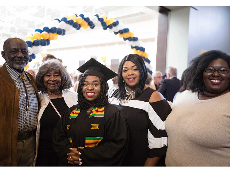 Student celebrates graduation and God's faithfulness