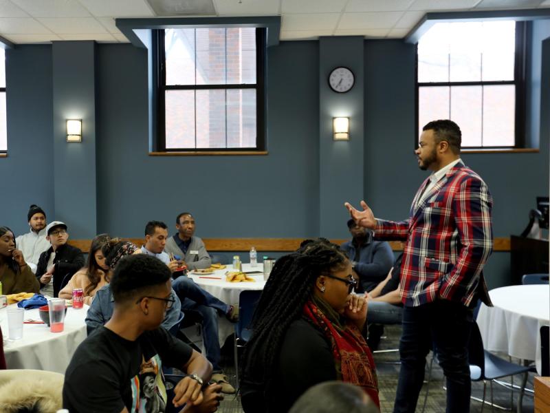 Dr. Antipas Harris speaks at North Central University