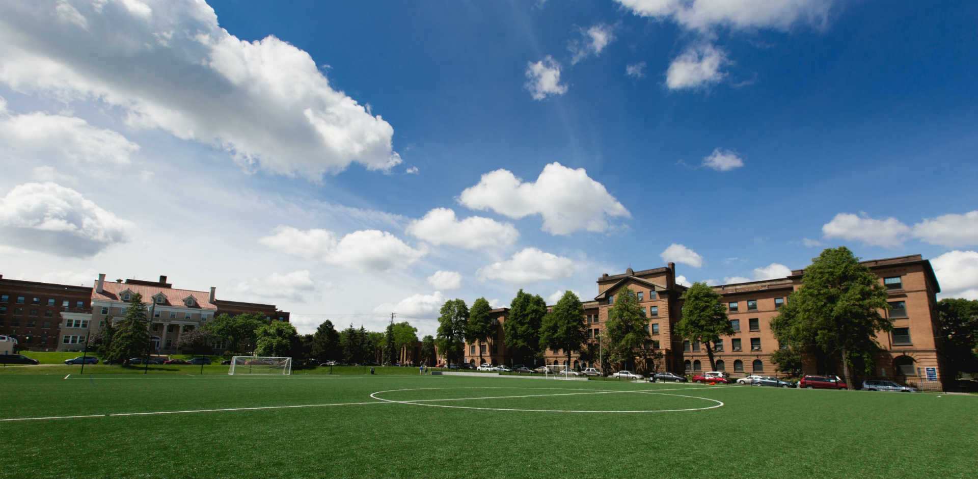 North Central University's soccer field in Elliot Park.