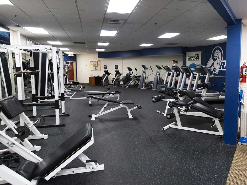Inside the Fitness Center at NCU