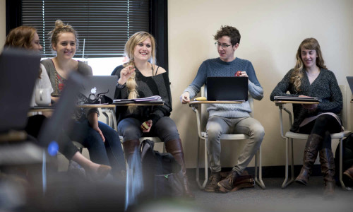 A class at North Central University.