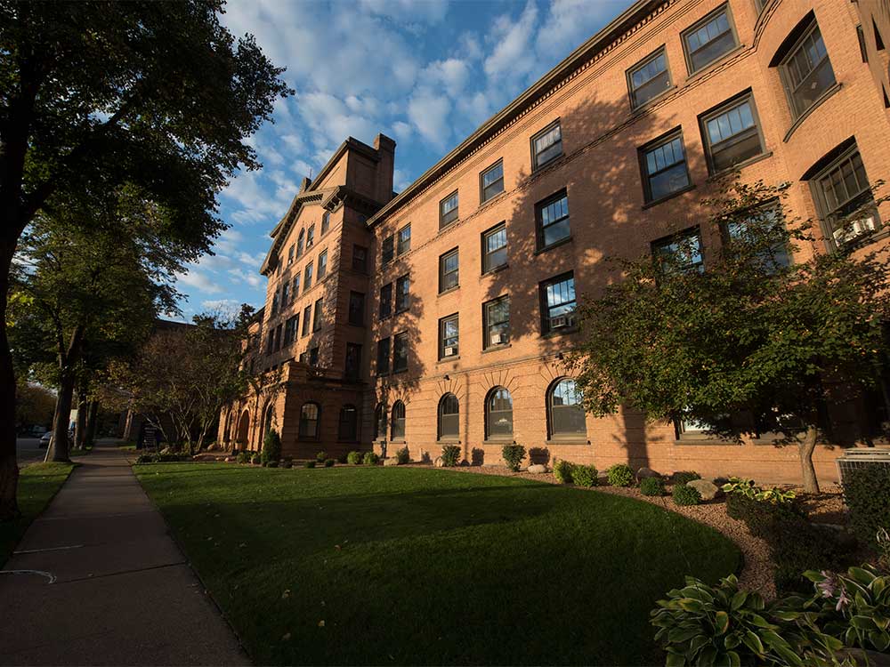 Outside of our main women's living area, Miller Hall