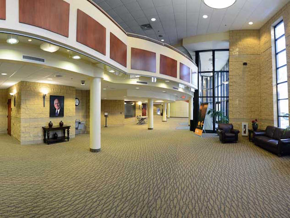 Lower Atrium in the Trask Word and Worship Center