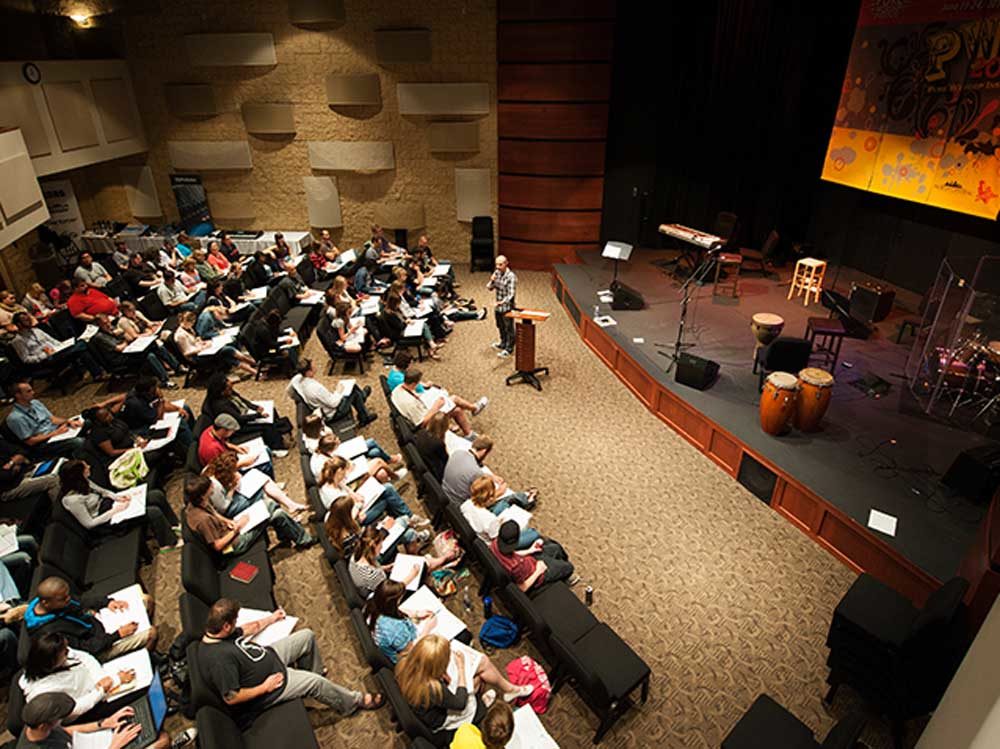 Our smaller chapel where we host events and student-led chapel services