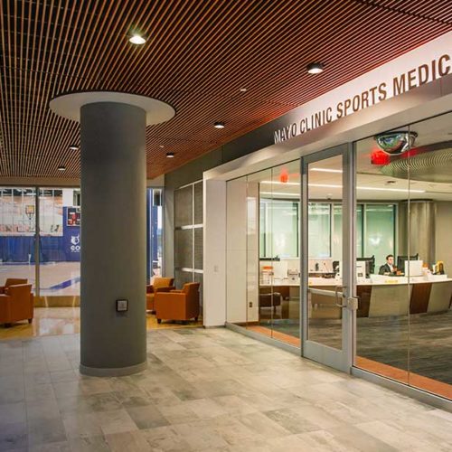 Mayo Clinic Sports Therapy collaboration with North Central Rams athletes
