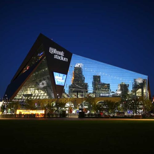 Photo from US Bank Stadium and MN Super Bowl Host Committee