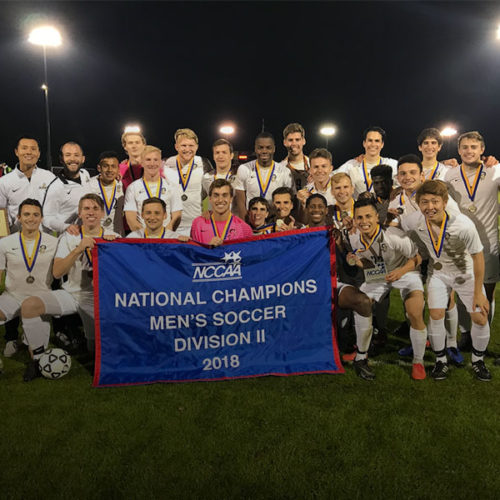 NCU Mens Soccer team wins NCCAA championship