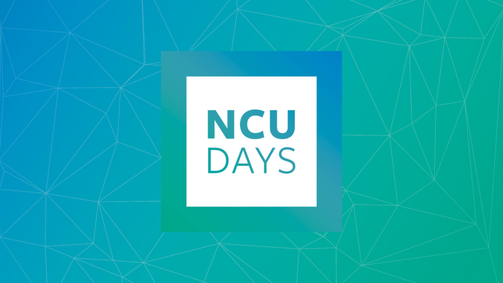 NCU days blue graphic