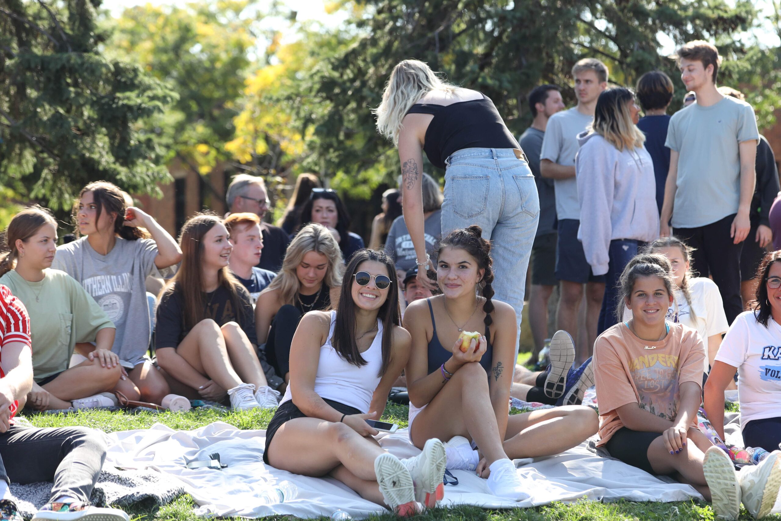 Joyful North Central University students on campus and ministering in the community