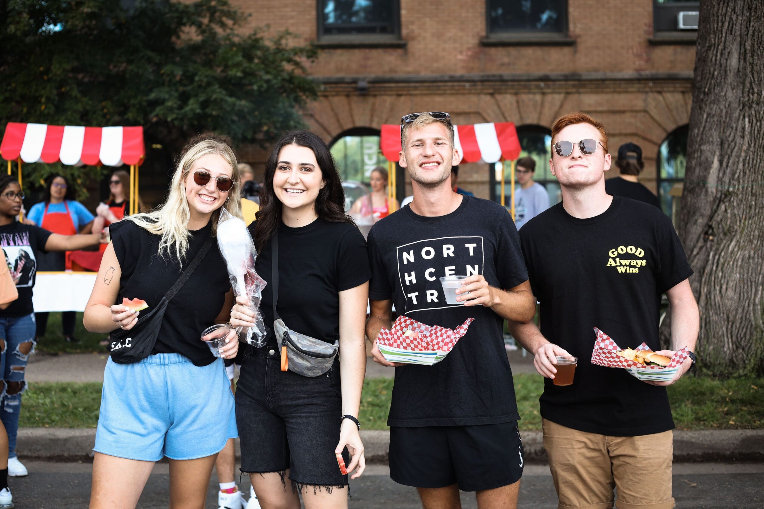 Students at North Central University taking part in the campus experience and academic programs