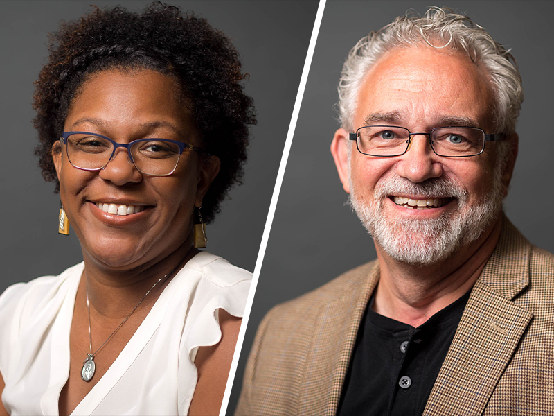 Regina Daniels and Wayne Matthews, NCU Faculty of the Year for 2021
